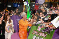 Freakier Friday Purple Carpet In Mexico City