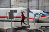 Deutsche Bahn ICE Trains At Munich Main Station
