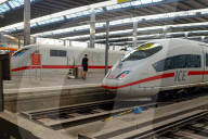 Deutsche Bahn ICE Trains At Munich Main Station