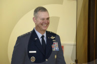 Polish Prime Minister Donald Tusk Meets Lieutenant General Alexus Grynkewich.