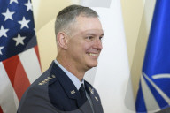 Polish Prime Minister Donald Tusk Meets Lieutenant General Alexus Grynkewich.