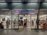 People At Reisezentrum Travel Center Of Deutsche Bahn In Berlin Main Station