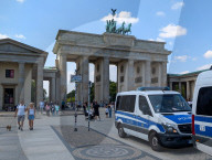 Police Presence At Tourist Hotspots In Berlin