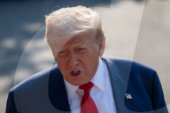 President Trump Departs White House for Scotland Trip Amid Press Gaggle