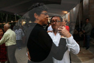 People Dance Danzón In The Center Of The Tlalpan Borough In Mexico City.