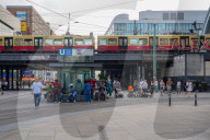 Alexanderplatz Station And S-Bahn Transit In Berlin