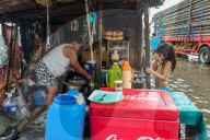 Daily Life In Laguna Lake In Philippines