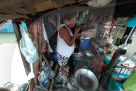 Daily Life In Laguna Lake In Philippines