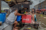 Daily Life In Laguna Lake In Philippines