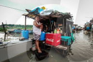 Daily Life In Laguna Lake In Philippines