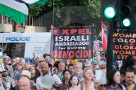 Pro-Palestine Demonstrators Demand An End To The Starvation Of Gazans In A Rally At Whitehall, London