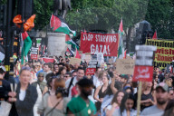 Pro-Palestine Demonstrators Demand An End To The Starvation Of Gazans In A Rally At Whitehall, London