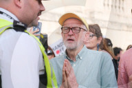Pro-Palestine Demonstrators Demand An End To The Starvation Of Gazans In A Rally At Whitehall, London