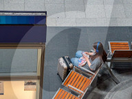 Travelers Waiting On Platform At Berlin Central Station