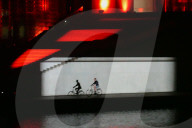 Bundestag Illuminated In Red Summer Multimedia Show In Berlin's Parliamentary District