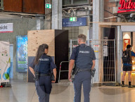 Police Patrol At Munich Main Station