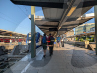 Regional Train To Tegernsee At Munich Main Station