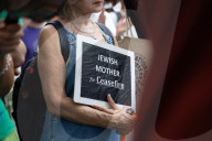 Hundreds Rally In "Stop Starving Gaza" Protest At The United Nations Headquarters In Manhattan