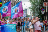The Pride Walk Was Held In Amsterdam.