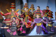 Traditional Dance At Opening Indonesian Sports Festival