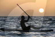 Late Afternoon Sunset In Clearwater Beach, Florida, USA.
