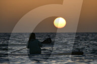 Late Afternoon Sunset In Clearwater Beach, Florida, USA.