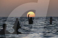 Late Afternoon Sunset In Clearwater Beach, Florida, USA.