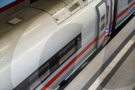 ICE Long-Distance Train At Berlin Hauptbahnhof