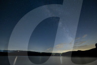 The Milky Way Over The Sau Reservoir