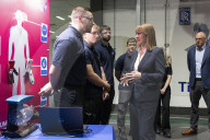 Chancellor Rachel Reeves visits Rolls Royce in Inchinnan