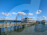 Cruising Ships On Lake Starnberg