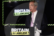 Reform Press Conference in London, UK.