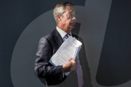 Reform Press Conference in London, UK.