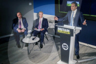 Reform Press Conference in London, UK.
