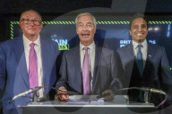 Reform Press Conference in London, UK.
