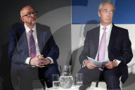 Reform Press Conference in London, UK.