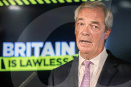 Reform Press Conference in London, UK.