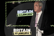 Reform Press Conference in London, UK.