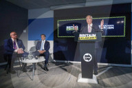 Reform Press Conference in London, UK.