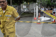 Shooting Killed In Bangkok Market.