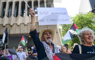Protest In Madrid Demanding The Opening Of The Rafah Crossing