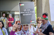 Protest In Madrid Demanding The Opening Of The Rafah Crossing