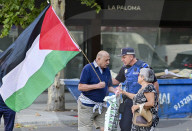 Protest In Madrid Demanding The Opening Of The Rafah Crossing