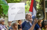 Protest In Madrid Demanding The Opening Of The Rafah Crossing
