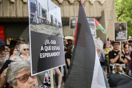Protest In Madrid Demanding The Opening Of The Rafah Crossing