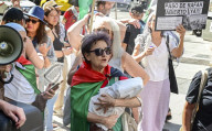 Protest In Madrid Demanding The Opening Of The Rafah Crossing