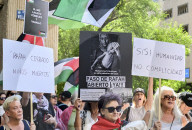 Protest In Madrid Demanding The Opening Of The Rafah Crossing
