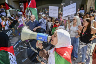 Protest In Madrid Demanding The Opening Of The Rafah Crossing