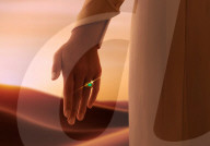 AI diamond ring glows for important phone alls