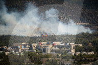 Wildfire In Athens, Greece
